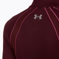 Férfi Under Armour ColdGear Textured 1/2 Zip felső dark maroon/fuchsia dusk/metallic silver 4