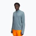 Férfi futó pulóver Under Armour Launch 1/4 Zip jasper blue/reflective