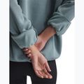 Női pulóver Under Armour Rival Fleece Varsity Crew serpentine/white 3