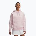 Női pulóver Under Armour Rival Fleece Hoodie prime pink light heather/prime pink