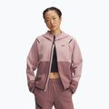 Női pulóver Under Armour Unstoppable Fleece HZ tourmaline pink/maroon mist/black