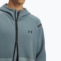 Férfi kapucnis pulóver Under Armour Unstoppable Fleece Full Zip HD jasper blue/serpentine/black 3