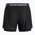 Gyerek edző rövidnadrág Under Armour UA Tech Play Up 2IN1 Shorts black/black/white 2