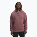 Férfi pulóver Under Armour Project Rock Icon Hoody maroon mist/black