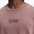 Férfi edző póló Under Armour Project Rock Heavyweight Oversized maroon mist/black 3