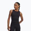 Női edzőpóló Under Armour Project Rock Seamless fekete/antracit
