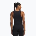 Női edzőpóló Under Armour Project Rock Seamless fekete/antracit 2