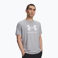 Férfi póló Under Armour Sportstyle Logo Update steel light heather/white