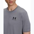 Férfi edzőpóló Under Armour Logo Emb Heavyweight titan gray/black 3