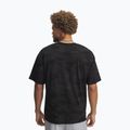 Férfi edzőpóló Under Armour HTW Athletic Dept AOP Black/White 2