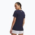 Női edzőpóló Under Armour Tech Twist midnight navy/white 2