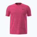 Férfi edzőpóló Under Armour Vanish Seamless Novelty bittersweet pink/black