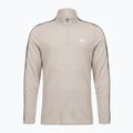 Férfi pulóver Under Armour Tech Taping 1/2 Zip timberwolf taupe/black/white