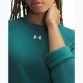 Női pulóver Under Armour Rival Fleece Crew rack green/white 3