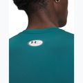 Férfi edzőpóló Under Armour HG Armour Comp rack green/white 3