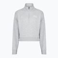 Női pulóver Under Armour Rival Fleece Script HZ mod gray light heather/white