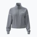 Női pulóver Under Armour Rival Fleece Script HZ mod gray light heather/white