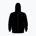 Férfi pulóver Under Armour Rival LW Graphic FZ black/black