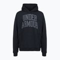 Férfi kapucnis pulóver Under Armour Rival LW Graphic Hoodie black/black 4
