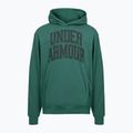 Férfi kapucnis pulóver Under Armour Rival LW Graphic Hoodie rack green/black