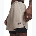 Férfi edző rövidnadrág Under Armour Vanish Woven 2.0 2IN1 Shorts timberwolf taupe/black 4