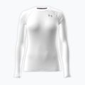 Női edző hosszú ujjú póló Under Armour HG Authentics Comp LS white/halo gray