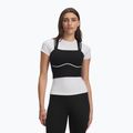 Női edző póló Under Armour Meridian Contour Tank ultimate black/white/ultimate black