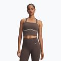 Női edző póló Under Armour Meridian Contour Tank peppercorn/white/peppercorn