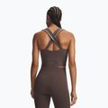 Női edző póló Under Armour Meridian Contour Tank peppercorn/white/peppercorn 2