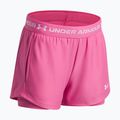 Gyerek edző rövidnadrág Under Armour UA Tech Play Up 2IN1 Shorts pink frenzy/white 3