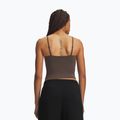 Női edző póló Under Armour Meridian Support Tank peppercorn/peppercorn 2