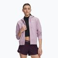 Női pulóver Under Armour Sport Terry FZ mauve pink/white