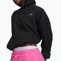 Női pulóver Under Armour Icon Fleece Hoodie ultimate black/white 3