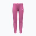 Gyerek leggingsek Under Armour HeatGear Branded Leggings pink frenzy/white