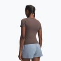 Női edző póló Under Armour Motion Fitted SS peppercorn/white 2