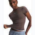 Női edző póló Under Armour Motion Fitted SS peppercorn/white 3