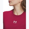 Női póló Under Armour Rival Core claret/white 3
