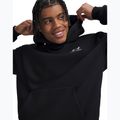 Férfi pulóver Under Armour Icon Fleece Taped Hoodie ultimate black/white 3