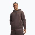 Férfi pulóver Under Armour Essential Fleece Hoodie peppercorn/peppercorn
