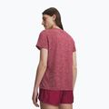 Női edző póló Under Armour Tech V-Twist claret/ox blood 2