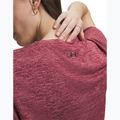 Női edző póló Under Armour Tech V-Twist claret/ox blood 3