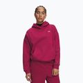 Női pulóver Under Armour Icon Fleece Hoodie claret/white