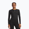 Női edző hosszú ujjú póló Under Armour ColdGear Crew ultimate black/white