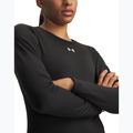 Női edző hosszú ujjú póló Under Armour ColdGear Crew ultimate black/white 3