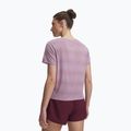Női futó póló Under Armour Velociti SS mauve pink/reflective 2