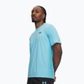 Férfi edző póló Under Armour Tech Utility SS fresco blue/black