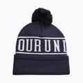 Férfi téli sapka Under Armour Halftime Pom Beanie midnight navy/white/white 2