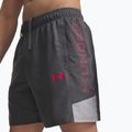 Férfi edző rövidnadrág Under Armour Tech Utility Shorts castlerock/mod gray/racer red 4