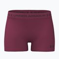 Női edző rövidnadrág Under Armour HeatGear Shorty claret/ox blood