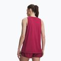 Női edző póló Under Armour Tech Tank Solid claret/ox blood 2